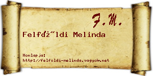 Felföldi Melinda névjegykártya